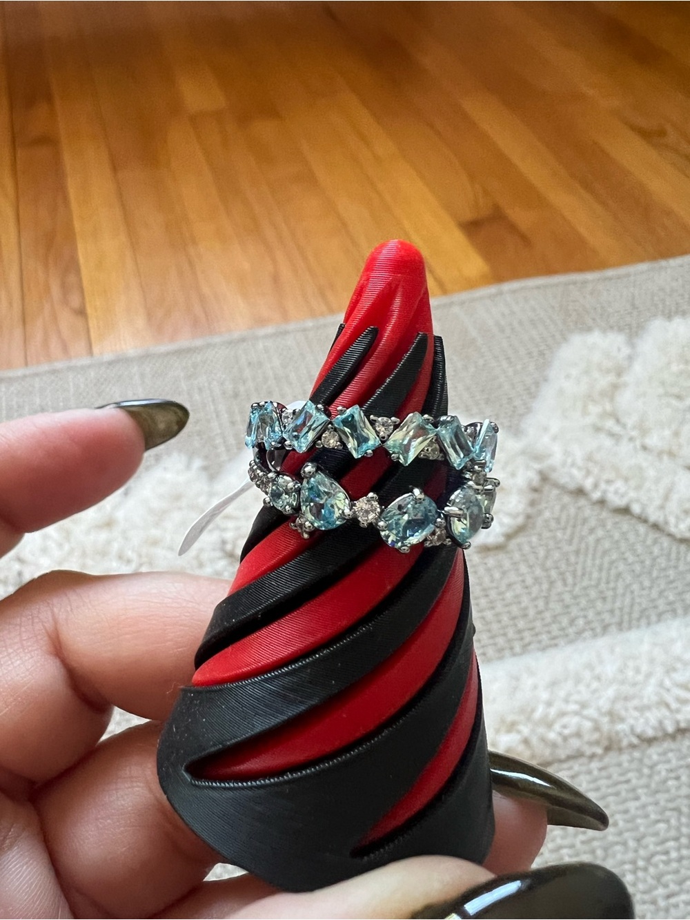 Bomb party all the answers rg80300 size 8 hematite plating new!